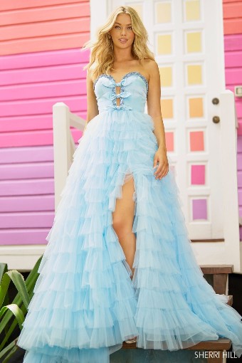Sherri Hill 56012 #0 default Light Blue thumbnail