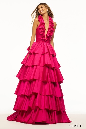 Sherri Hill 56013 #0 default Emerald thumbnail