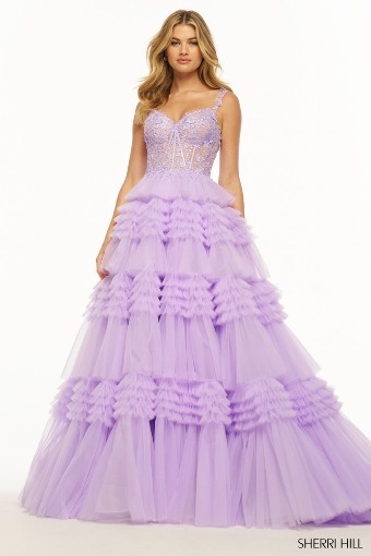 Sherri Hill 56019 #0 default Lilac thumbnail