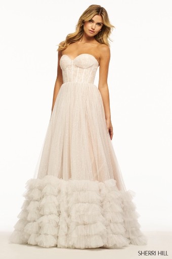 Sherri Hill 56040 #0 default Ivory/Nude thumbnail