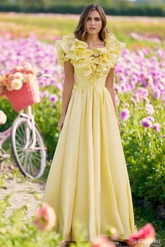 Sherri Hill 56122 #0 default Bright Yellow thumbnail