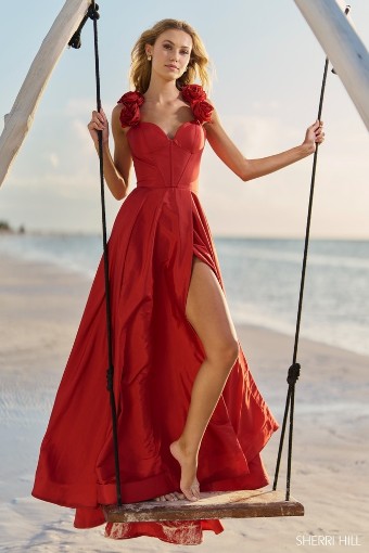 Sherri Hill 56123 #0 default Fuchsia thumbnail