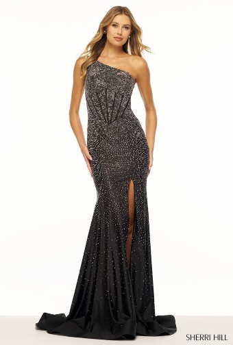 Sherri Hill 56181 #0 default Black/Royal thumbnail