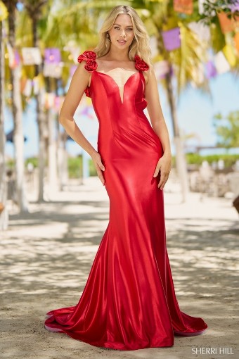 Sherri Hill 56185 #0 default Blush thumbnail