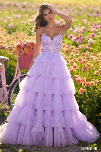 Sherri Hill 56192 #0 default Lilac thumbnail