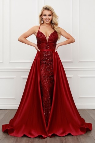 Engagements Private Line C215-Overskirt #0 default Burgundy thumbnail