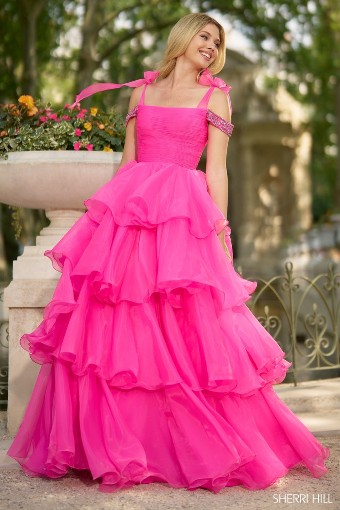 Sherri Hill 56927 #0 default Bright Turquoise thumbnail