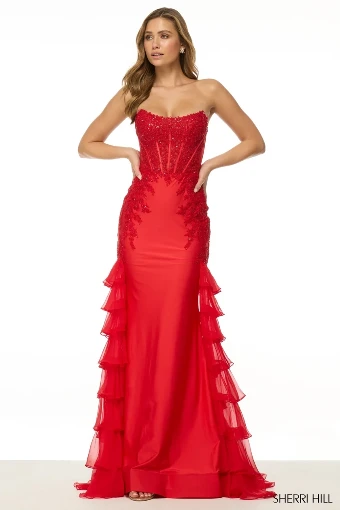 Sherri Hill 56944 #0 default Red thumbnail