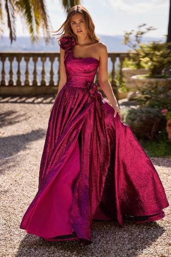Sherri Hill 57090 #0 default Bright Pink thumbnail