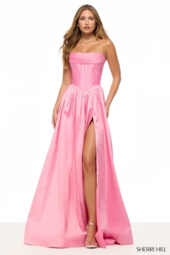 Sherri Hill 57870 #0 default Bright Pink thumbnail