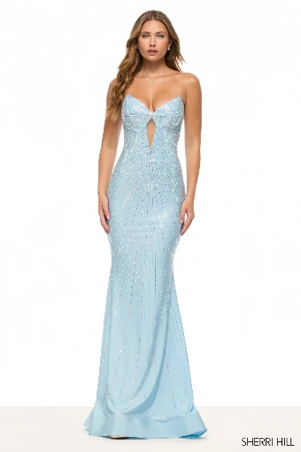 Sherri Hill 57648 #0 default Nude/Silver thumbnail