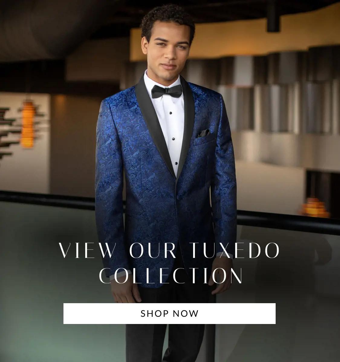 Banner Promoting Tuxedos